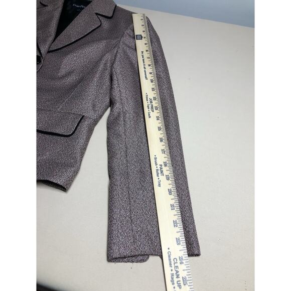 Evan-Picone Women Jacket Size 10 Long Sleeve Clueless Preppy Office Siren Lined - Picture 9 of 9